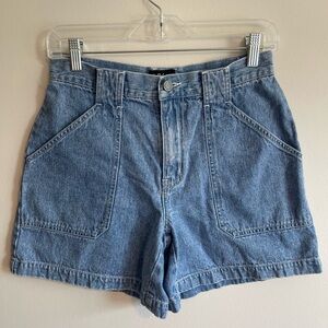 New York & Company Blue Denim Jean Shorts